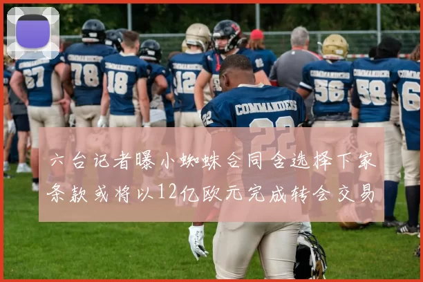 六台记者曝小蜘蛛合同含选择下家条款或将以12亿欧元完成转会交易